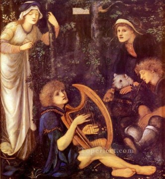 The Madness Of Sir Tristram PreRaphaelite Sir Edward Burne Jones Oil Paintings